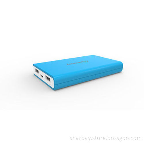 6,000mAh power banks for phones & tablet PC, with double USB ports & lithium polymer battery